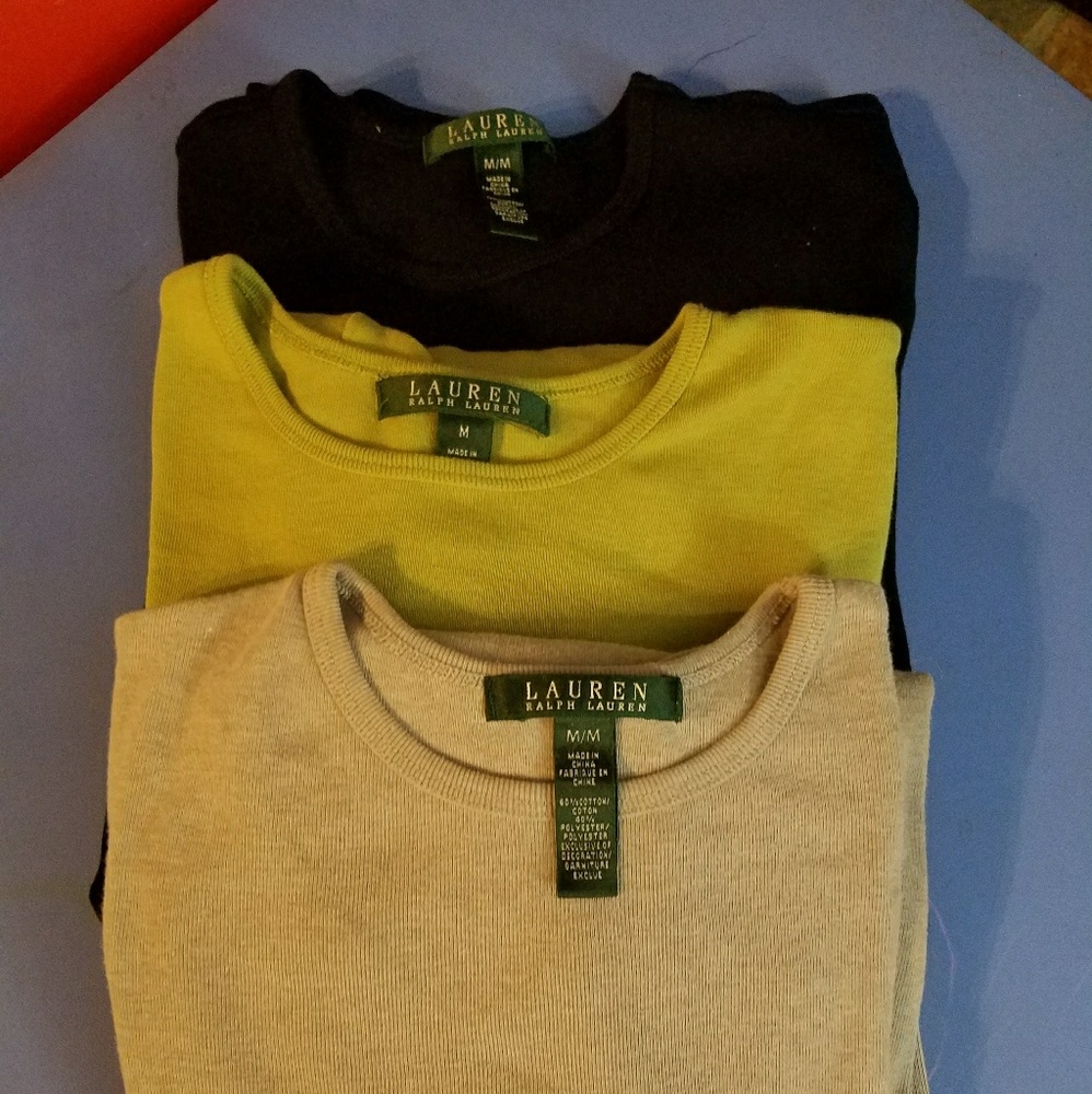 Ralph Lauren t shirts $ 10 for bundle of 3